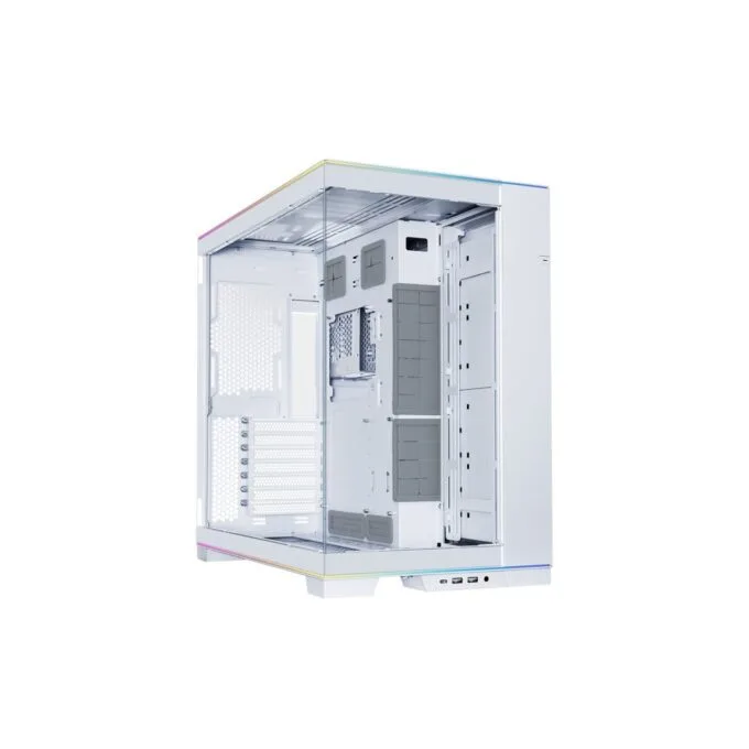 LIAN LI O11D EVO RGB White - E-ATX Full Tower, ARGB Lighting, Reversible Chassis — image 1