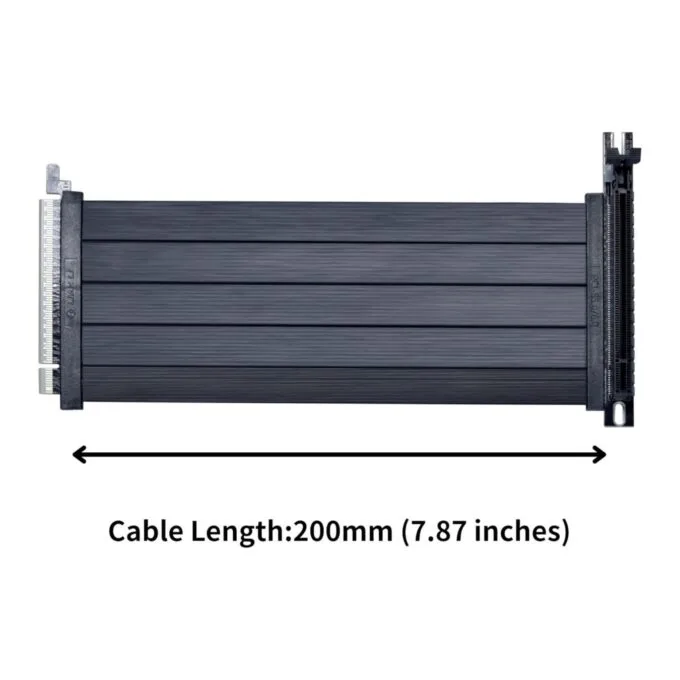 Lian Li PCIe 5.0 RISER CABLE 200mm - Black — image 4