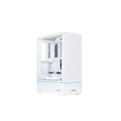 LIAN LI SUP01 White - 45L Vertical ATX PC Case w/ 3x120mm ARGB Fans