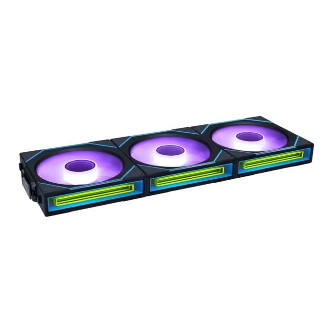 Lian Li UNI FAN SL-INF Wireless SL-INF Black ARGB PWM 120mm 3-Pack — image 1