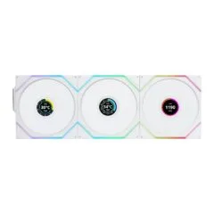 Lian Li UNI FAN TL LCD Wireless 120 3-Fan Pack White w/ Controller