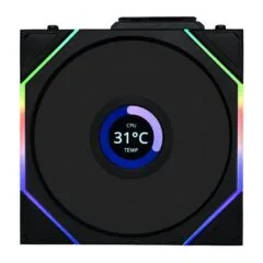 Lian Li UNI FAN TL-LCD Wireless 120 Black Forward Blade - TL-LCD