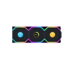 Lian Li UNIFAN SL Wireless LCD 120 - 3x120mm Case Fans with Wireless Controller - Black