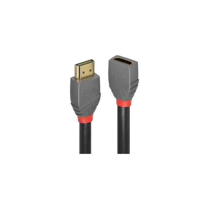 LINDY HDMI 2.0 Verlängerungskabel 1m. Anthra Line — image 1