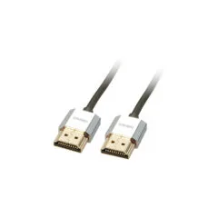 LINDY HDMI High Speed A A Kabel Slim CROMO 1m Ethernet