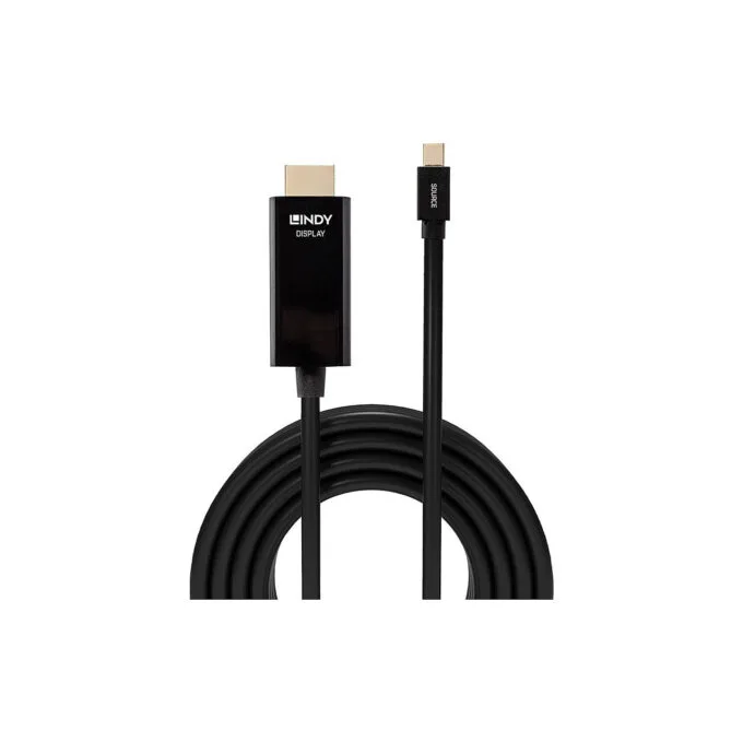 LINDY Mini-DisplayPort an HDMI Kabel 4K30 (DP: passiv) 3m — image 2