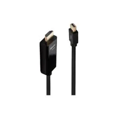LINDY Mini-DisplayPort an HDMI Kabel 4K30 (DP: passiv) 3m
