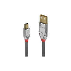LINDY USB 2.0 Kabel Typ A Mini-B Cromo Line M M 0.5m