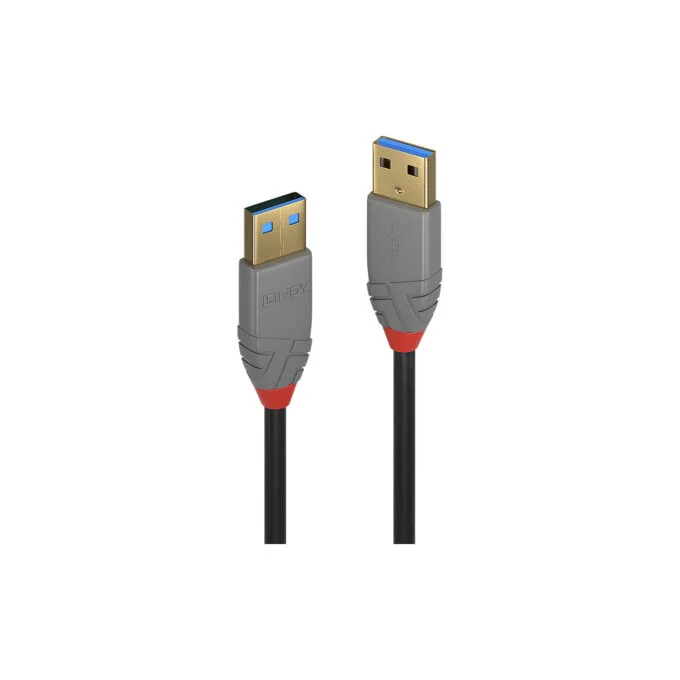LINDY USB 3.2 Kabel Typ A A Anthra Line M M 2m — image 1