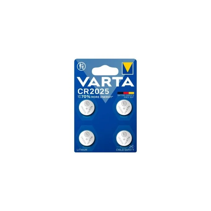 Lithium Coin Button Cell - CR2025 - 3 Volt, Battery — image 1