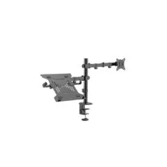 LogiLink BP0175 Dual Monitor Mount 17-32" Monitors 10-15.6" Notebooks Tablets