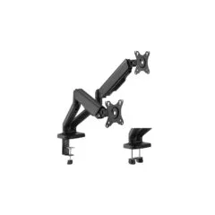 LogiLink BP0177 Dual Monitor Desk Mount 17-32" Aluminum Black
