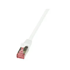 LogiLink Cat6 Ethernet Patch Cable - 20m - White, S/FTP Shielded, LSZH, RJ45