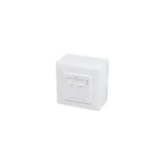 LogiLink CAT6 Fully Shielded Surface/Flush Mount Box RAL9003 NP0039A