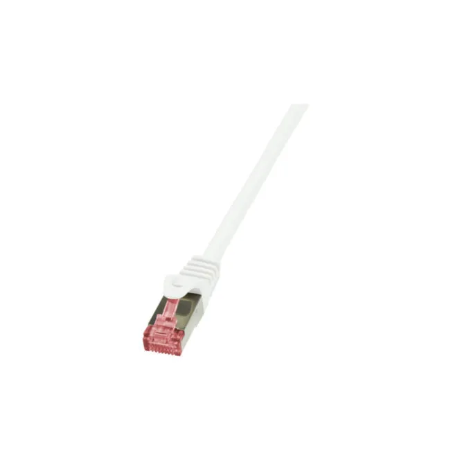 LogiLink CAT6 Patch Cable - CQ2021S - 0.5 m S/FTP LSZH, White — image 1