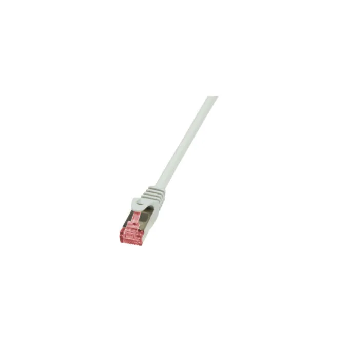 LogiLink CAT6 Patch Cable - CQ2022S - 0.5 m, Shielded S/FTP, LSZH Jacket, Gray — image 1