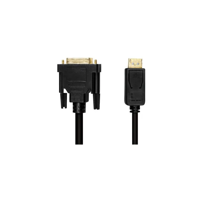 LogiLink DisplayPort 1.2 to DVI 1.2 Cable - CV0132 - 3.0 m, Black, Gold-Plated Contacts — image 2