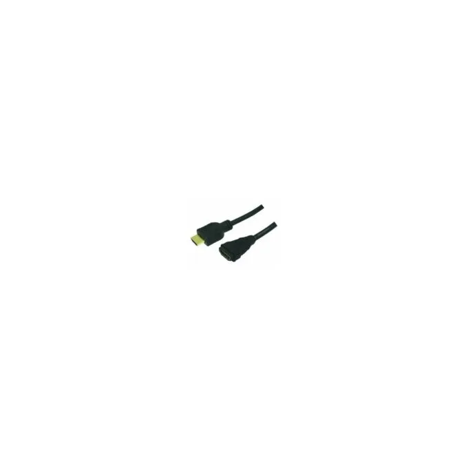 Logilink HDMI Cable A to A 5 m - Black, Gold-plated — image 1