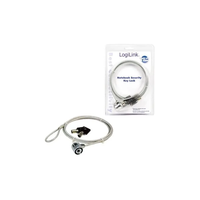 LogiLink Notebook Security Lock - Cable length 1.5 m — image 1