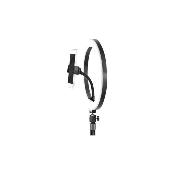Logilink Smartphone Ring Light Tripod with Remote - Diameter 25 cm - USB-Powered — image 3
