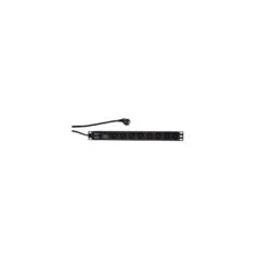 LogiLink Steckdosenleiste 8-fach (CEE7 7) PDU Steckdosenleiste Rack - PDU8A01 - Black
