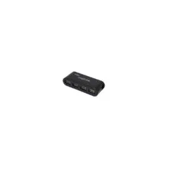 LogiLink UA0085 USB 2.0 4-Port Hub Black Self-Powered w/ Adapter