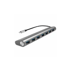 LogiLink UA0310 USB-C 3.1 7-Port Hub Aluminum w/ 5V 4A PSU