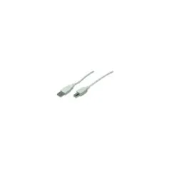 LogiLink USB 2.0 Cable A to B - 3 m - Grey