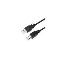 LogiLink USB 2.0 Cable A-to-B Plug - Black - 5m