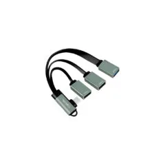 Logilink USB-HUB 3-Port.2xUSB2.0AF + 1xUSB3.0AF.gewink.Steck