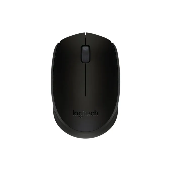 Logitech B170 Wireless Mouse - 910-004798 - Ambidextrous 2.4GHz Black AA — image 1