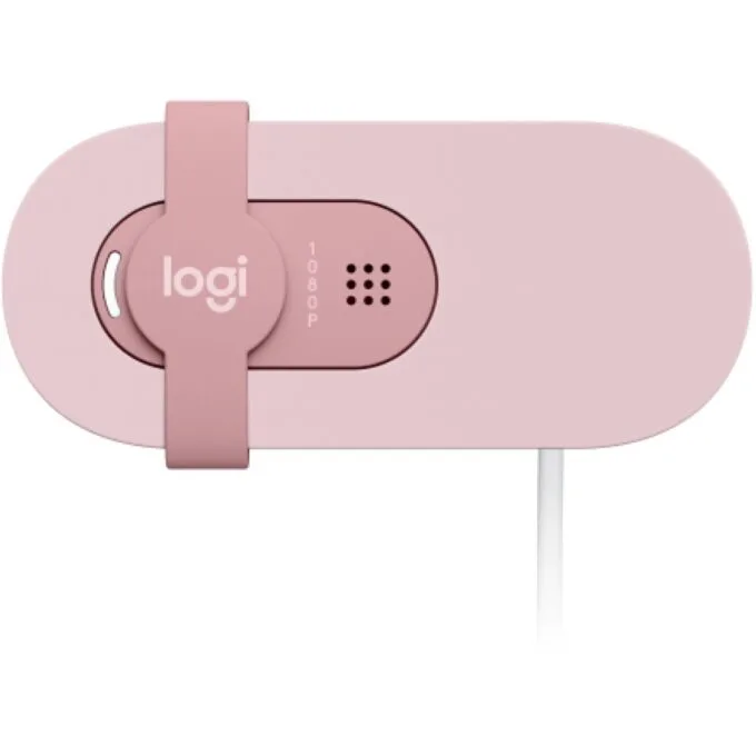 Logitech BRIO 100 - Rose - 2 MP Full HD webcam, 1080p/30fps & 720p, USB — image 2