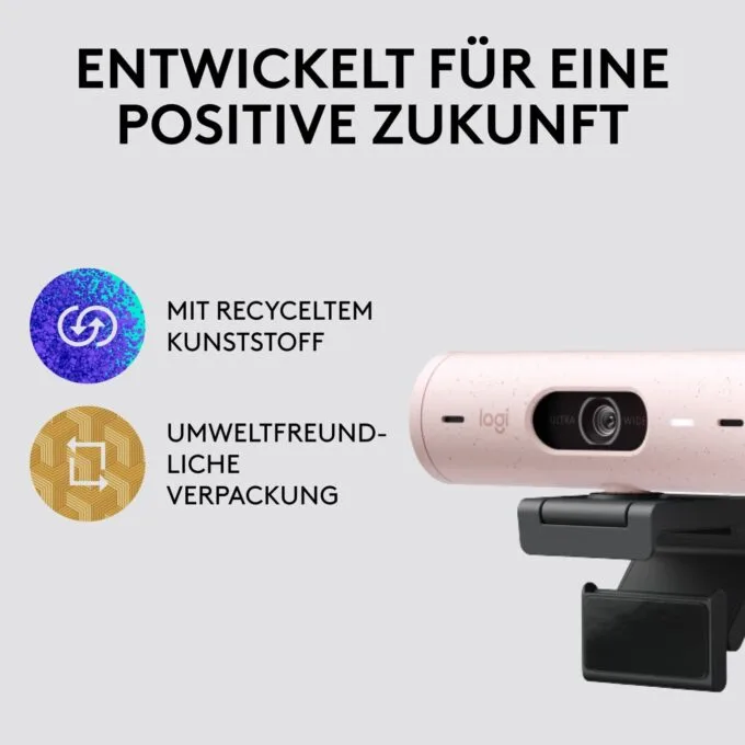 Logitech BRIO 500 - BRIO 500 - 1080p/720p webcam with USB-C and built-in audio — image 11