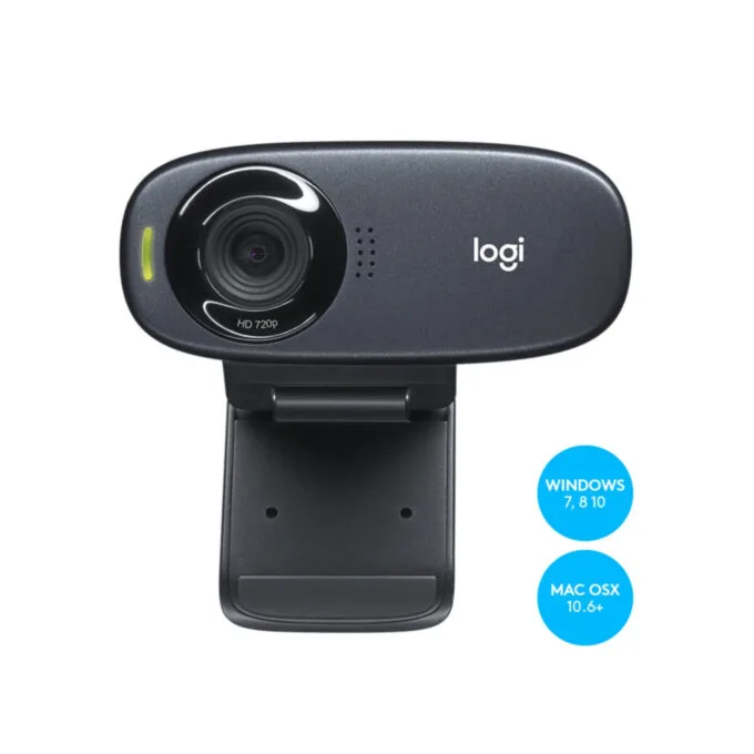 Logitech C310 720p HD Webcam Black USB Clip MPN 960-000585 — image 6