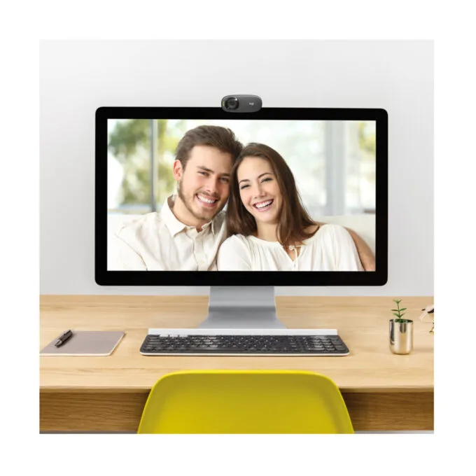 Logitech C310 720p HD Webcam Black USB Clip MPN 960-000585 — image 2