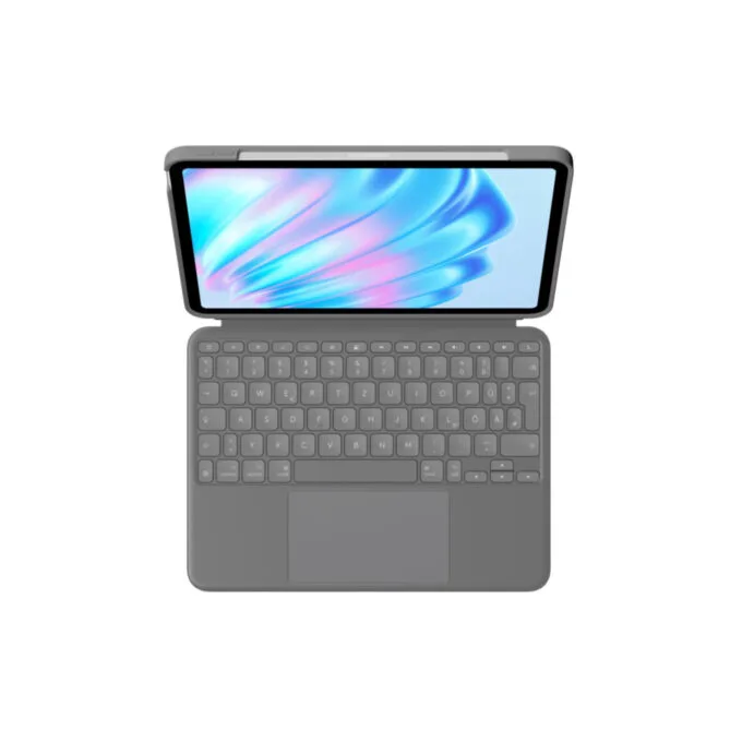 Logitech Combo Touch - 920-012629 - Oxford Grey backlit keyboard case with trackpad for iPad Air 11 — image 2