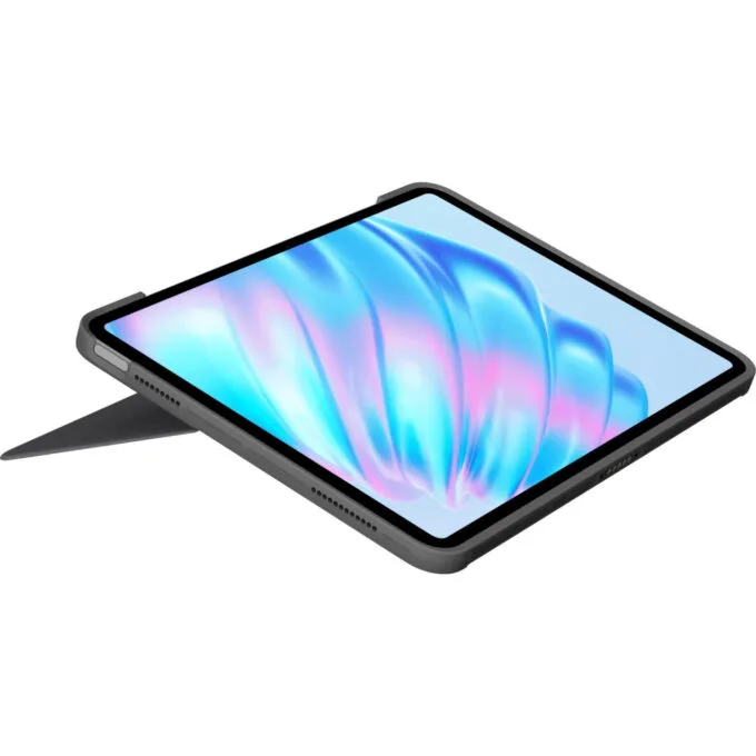 Logitech Combo Touch - for iPad Air 11-inch (M2) - Oxford Grey, UK QWERTY, Trackpad, Smart Connector — image 4