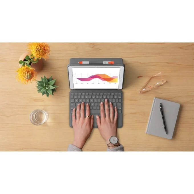 Logitech Combo Touch - iPad 7th Gen Graphite - — image 6