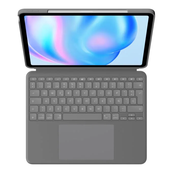 Logitech Combo Touch - iPad Air 13-inch (M2) - Oxford Grey Keyboard Case with Trackpad & Smart Connector — image 2