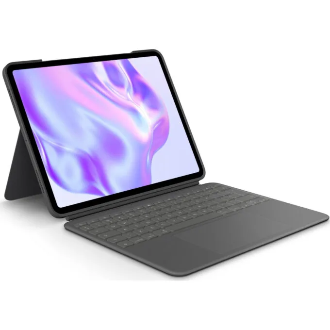 Logitech Combo Touch - iPad Pro 13-inch (M4) - Graphite Keyboard Case with Trackpad, Smart Connector — image 1