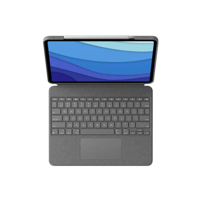 Logitech Combo Touch Keyboard & Touchpad - 920-010208 - Oxford Grey, QWERTZ German, Smart Connector for iPad Pro 12.9 inch — image 3