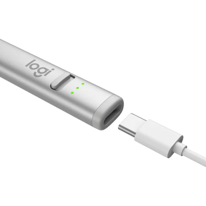 Logitech Crayon 914-000070 Digital Pencil for iPad Silver/White Tip 80mAh 7h — image 5