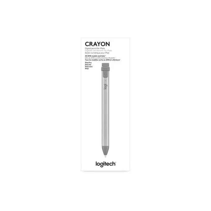 Logitech Crayon Digital Pencil - Grey - Compatible with iPad Pro 12.9/11, iPad (7th/6th), iPad Air & iPad mini — image 6