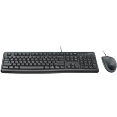 LOGITECH DESKTOP MK120 - MK120 - Full-size, Wired USB Keyboard