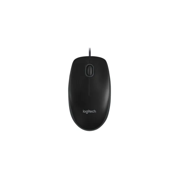 Logitech Desktop MK120 - Wired USB AZERTY Keyboard with Optical Mouse, Black — image 6