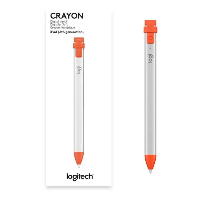 Logitech Digital pen Crayon Orange Silver - Bluetooth iPad Stylus — image 2