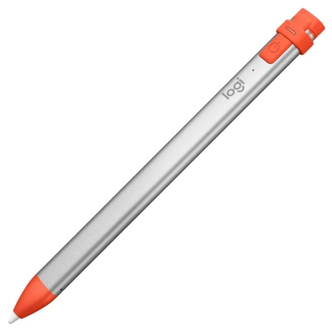 Logitech Digital pen Crayon Orange Silver - Bluetooth iPad Stylus — image 1