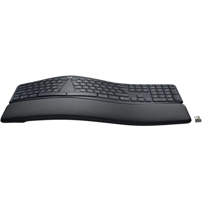 Logitech ERGO K860 - Ergonomic Split Full-Size Wireless Keyboard - Graphite — image 4
