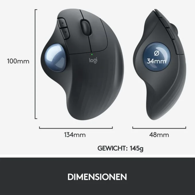 Logitech ERGO M575 Wireless Trackball Graphit - 910-006197 — image 6