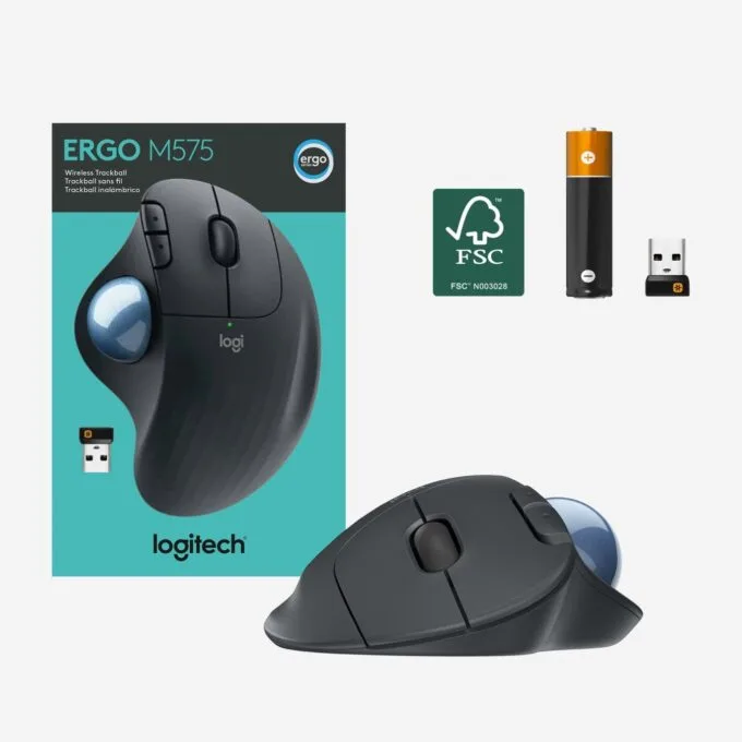 Logitech ERGO M575 Wireless Trackball Graphit - 910-006197 — image 7